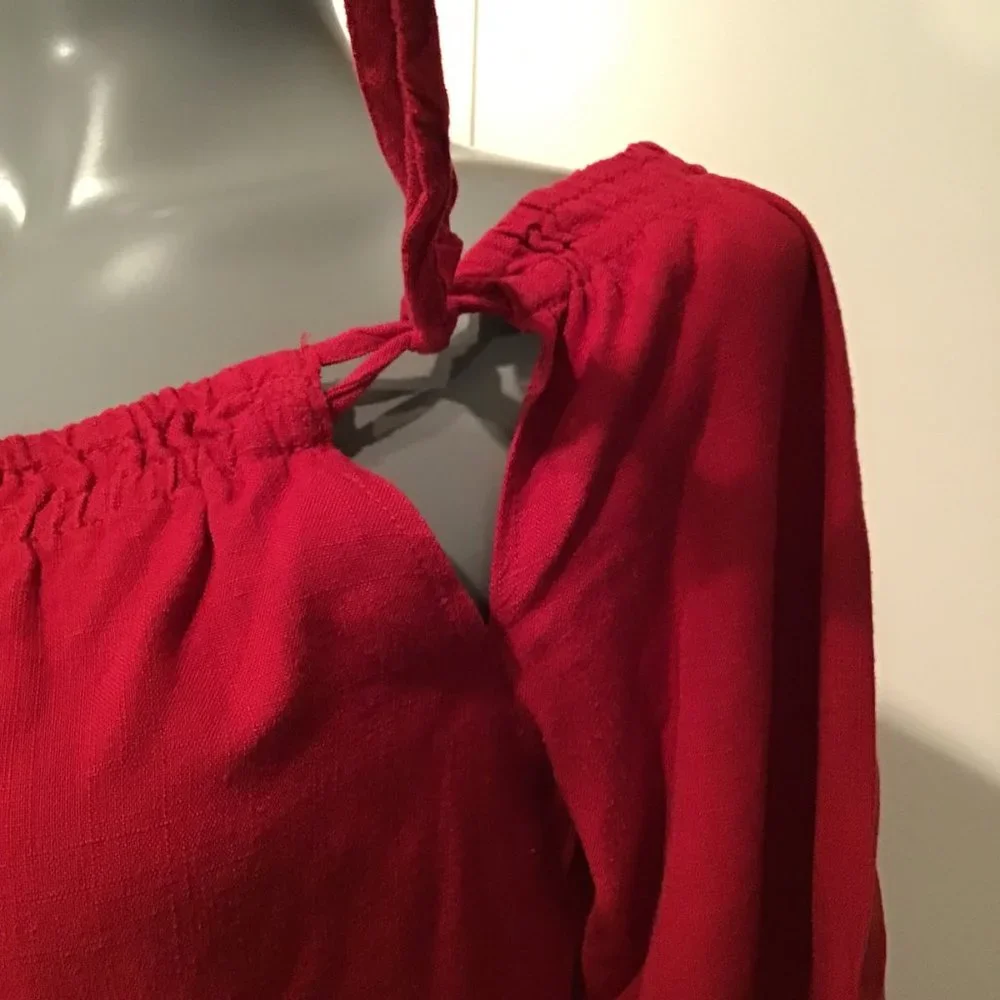 Harper & Me Off Shoulder Mini Tunic Dress  Size M - Picture 7 of 14